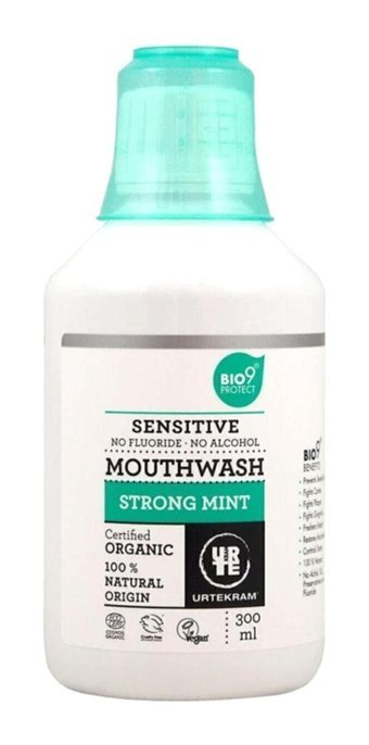 Urtekram Alkolsüz Florürsüz Nane Aromalı 300 ml Ağız Gargarası