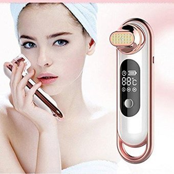 Xinh Tüm Ciltler İçin 1 Başlıklı Şarjlı Titreşimli Yüz Temizleme Cihazı Pembe