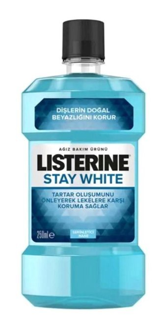 Listerine Stay White Nane Aromalı 250 ml Ağız Gargarası