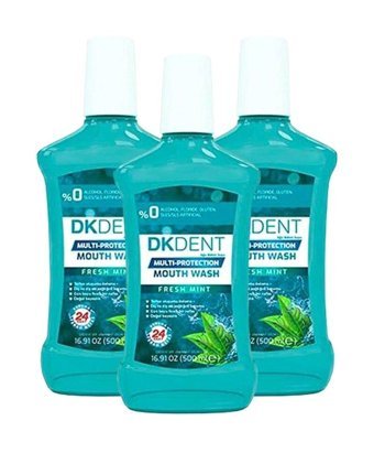 Dkdent Alkolsüz Florürsüz Nane Aromalı 500x3 ml Ağız Gargarası