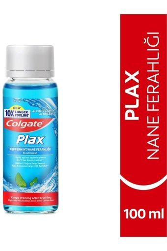 Colgate Alkolsüz Florürlü Nane Aromalı 100 ml Ağız Gargarası