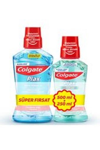 Colgate Alkolsüz Nane Aromalı 500+250 ml Ağız Gargarası