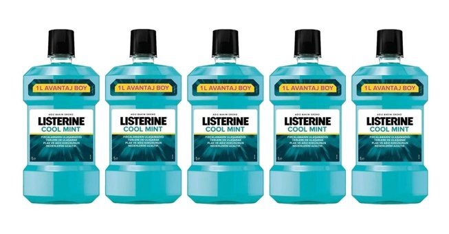 Listerine Cool Mint Nane Aromalı 1 ltx5 ml Ağız Gargarası