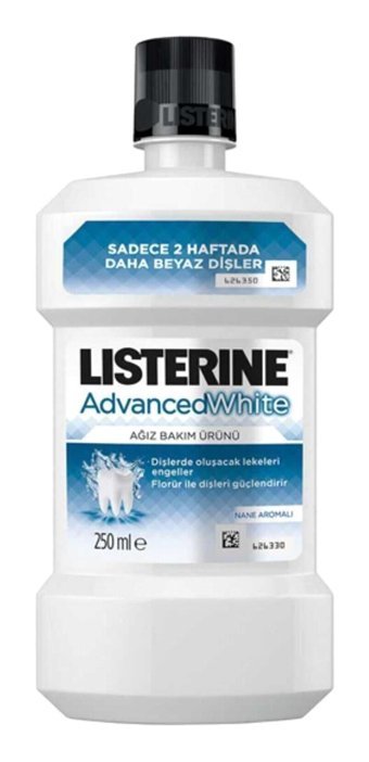 Listerine White Florürlü Nane Aromalı 250 ml Ağız Gargarası