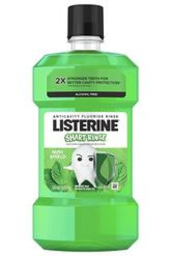 Listerine Smart Rinse Alkolsüz Florürlü Nane Aromalı 500 ml Ağız Gargarası