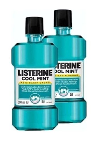Listerine Cool Mint Nane Aromalı 500x2 ml Ağız Gargarası
