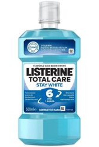 Listerine Stay White Florürlü Nane Aromalı 500 ml Ağız Gargarası