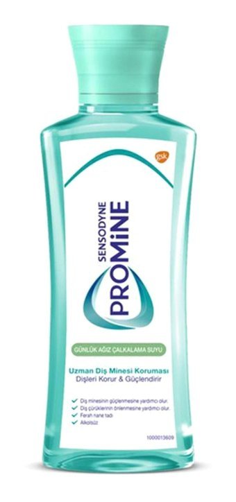 Sensodyne Promine Alkolsüz Florürlü Nane Aromalı 250 ml Ağız Gargarası