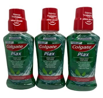 Colgate Plax Alkolsüz Nane Aromalı 250x3 ml Ağız Gargarası