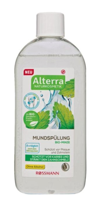 Alterra Alkolsüz Florürlü Nane Aromalı 450 ml Ağız Gargarası