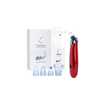 Comadones Gmx1017197 Tüm Ciltler İçin 4 Başlıklı Şarjlı Vakumlu Yüz Temizleme Cihazı Beyaz