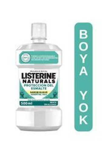 Listerine Naturals Alkolsüz Nane Aromalı 500 ml Ağız Gargarası