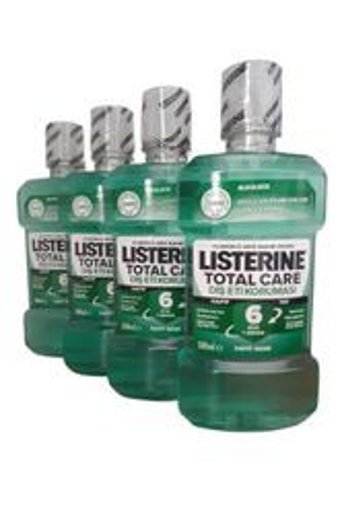 Listerine Alkolsüz Florürlü Nane Aromalı 500x4 ml Ağız Gargarası