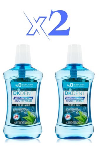 Dkdent Alkolsüz Florürsüz Nane Aromalı 500x2 ml Ağız Gargarası