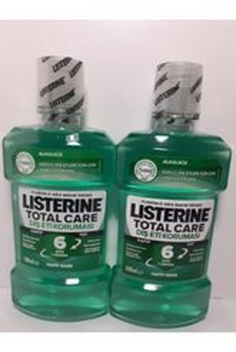 Listerine Alkolsüz Florürlü Nane Aromalı 500x2 ml Ağız Gargarası