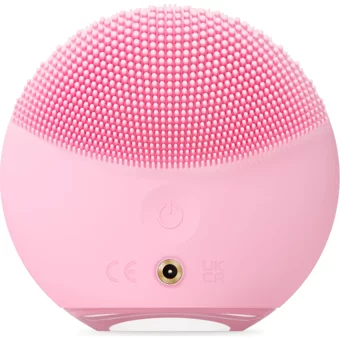 Foreo Luna 4 Mini Tüm Ciltler İçin 1 Başlıklı Fırçalı Silikon Pilli Titreşimli Yüz Temizleme Cihazı Pembe
