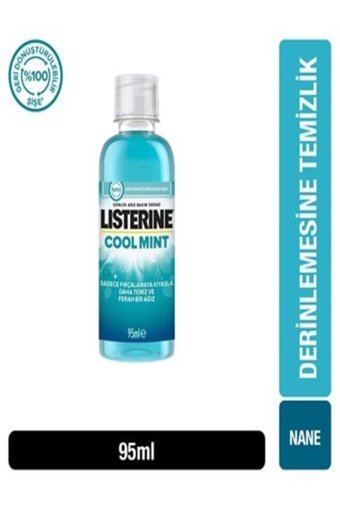 Listerine Alkolsüz Nane Aromalı 95 ml Ağız Gargarası