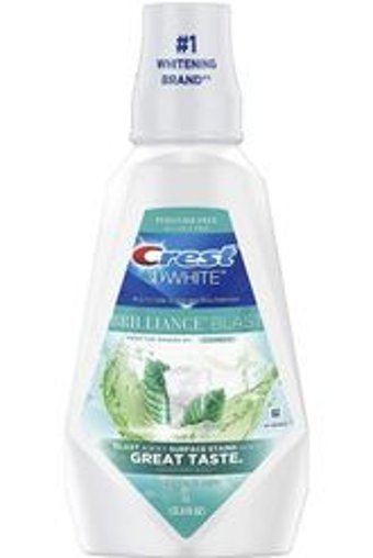 Crest Brilliance Blast Alkolsüz Nane Aromalı 1 lt Ağız Gargarası