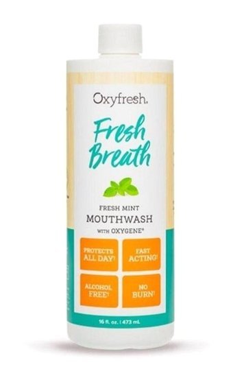 Oxyfresh Alkolsüz Florürsüz Nane Aromalı 473 ml Ağız Gargarası