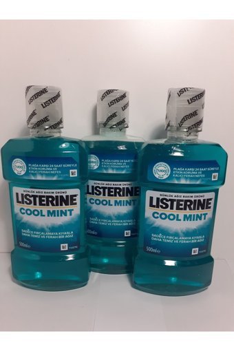 Listerine Cool Mint Nane Aromalı 500x3 ml Ağız Gargarası