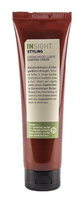 Insight Styling Argan Yağlı Silikonsuz Sülfatsız Sabit Tutma Tuzsuz Keratinli Boyalı Saçlar Kıvırcık Saçlar İçin Durulanmayan Kadın Saç Kremi 150 ml