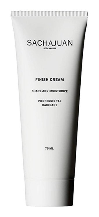 Sachajuan Finish Cream Silikonsuz Sülfatsız Sabit Tutma Keratinli Boyalı Saçlar Tüm Saçlar İçin Durulanmayan Kadın Saç Kremi 75 ml