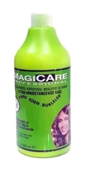 Magicare Hindistan Cevizi Yağlı Silikonsuz Sülfatsız Sabit Tutma Keratinli Boyalı Saçlar Tüm Saçlar İçin Durulanmayan Kadın Saç Kremi 500 ml
