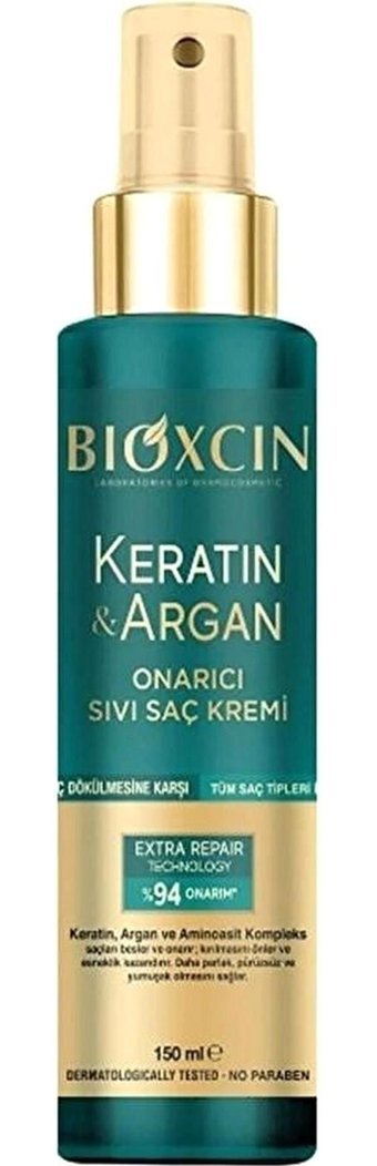Bioxcin Keratin & Argan Argan Yağlı Onarıcı Keratinli Saç Kremi 150 ml