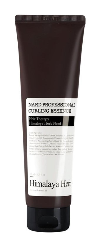 Nard Professional Curling Essence Silikonsuz Sülfatsız Onarıcı Tuzsuz Keratinli Boyalı Saçlar Kıvırcık Saçlar İçin Durulanmayan Kadın Saç Kremi 150 ml