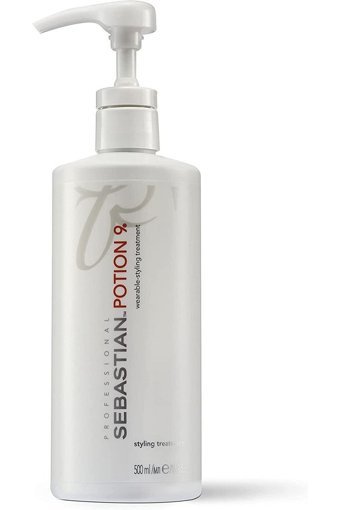 Sebastian Professional Potion 9 Silikonsuz Sülfatsız Nemlendirici Tuzsuz Keratinli Boyalı Saçlar Dalgalı Saçlar İçin Durulanmayan Kadın Saç Kremi 500 ml