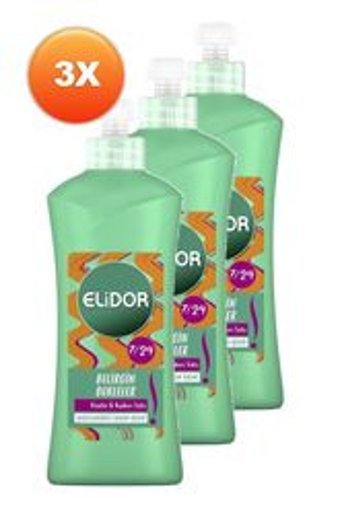 Elidor Belirgin Bukleler Silikonsuz Sülfatsız Nemlendirici Tuzsuz Keratinli Boyalı Saçlar Kıvırcık Saçlar İçin Durulanmayan Unisex Saç Kremi 300 ml