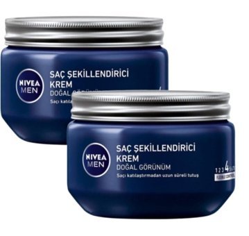 Nivea 4 Silikonsuz Sülfatsız Nemlendirici Keratinli Boyalı Saçlar Tüm Saçlar İçin Durulanmayan Erkek Saç Kremi 2x150 ml