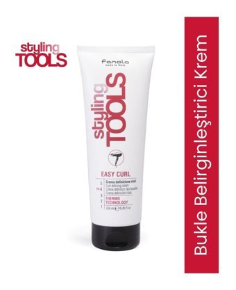 Fanola Styling Tools Silikonsuz Sülfatsız Onarıcı Tuzsuz Keratinli Boyalı Saçlar Kıvırcık Saçlar İçin Durulanmayan Kadın Saç Kremi 250 ml