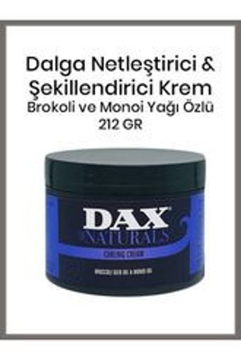 Dax Naturals Monoi Yağlı Silikonsuz Sülfatsız Nemlendirici Tuzsuz Keratinli Boyalı Saçlar Kıvırcık Saçlar İçin Durulanmayan Unisex Saç Kremi 212 ml