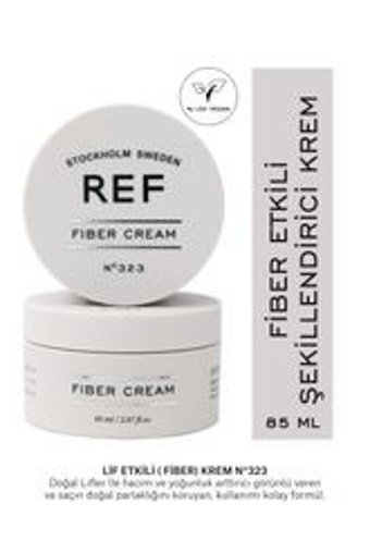 Ref Stockholm Fiber Cream Silikonsuz Sülfatsız Onarıcı Keratinli Boyalı Saçlar Tüm Saçlar İçin Durulanmayan Erkek Saç Kremi 85 ml