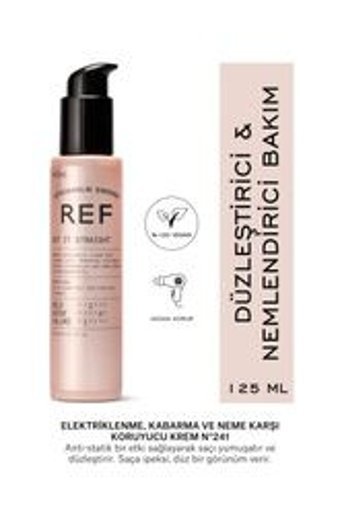 Ref Stockholm Get It Straight Silikonsuz Sülfatsız Kabarmayı Önleyen Keratinli Boyalı Saçlar Tüm Saçlar İçin Durulanmayan Erkek Saç Kremi 125 ml