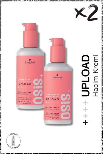 Schwarzkopf Osis Silikonsuz Sülfatsız Nemlendirici Keratinli Boyalı Saçlar Tüm Saçlar İçin Durulanmayan Kadın Saç Kremi 2x200 ml