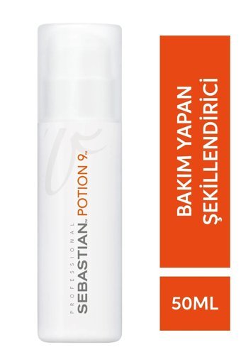 Sebastian Professional Potion 9 Silikonsuz Sülfatsız Nemlendirici Keratinli Boyalı Saçlar Tüm Saçlar İçin Durulanmayan Kadın Saç Kremi 50 ml