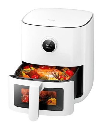 Xiaomi MAF05 Airfryer 4 lt Tek Hazneli Led Ekranlı Yağsız Sıcak Hava Fritözü Beyaz
