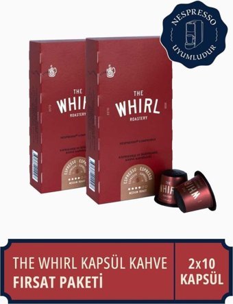 The Whirl Medium 2x10'lu Espresso Kapsül Kahve
