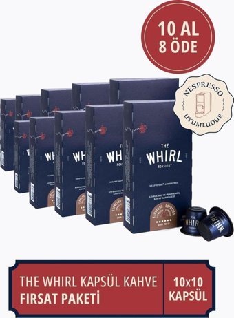 The Whirl Dark 10x10'lu Dark Espresso Kapsül Kahve
