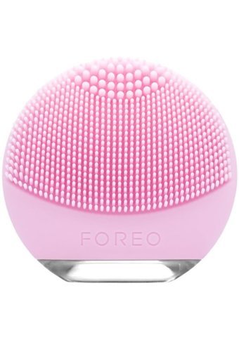 Foreo Luna Go Normal Ciltler İçin 1 Başlıklı Fırçalı Silikon Pilli Titreşimli Yüz Temizleme Cihazı Pembe