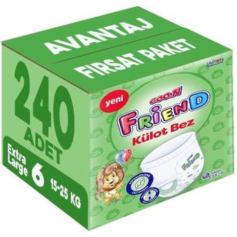 Goon Friend 6 Numara Külot Bebek Bezi 240'lı