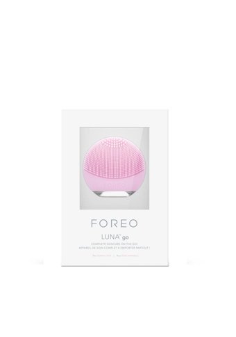 Foreo Luna Go Normal Ciltler İçin 1 Başlıklı Fırçalı Silikon Pilli Titreşimli Yüz Temizleme Cihazı Pembe