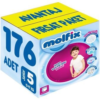 Molfix 5 Numara Külot Bebek Bezi 176'lı