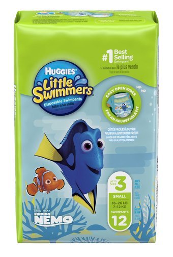 Huggies Little Swimmers 3 Numara Yıkanabilir Mayo Bebek Bezi 12'li
