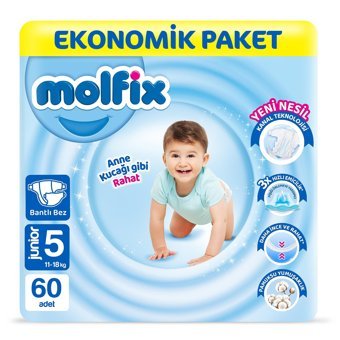 Molfix 5 Numara Cırtlı Bebek Bezi 20'li