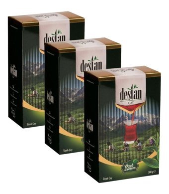 Destan Özel Üretim Siyah Dökme Çay 3x500 gr