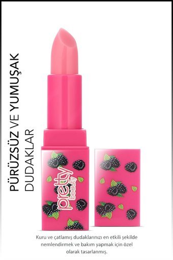 Pretty Beauty Böğürtlenli Yetişkin Dudak Nemlendirici Balm