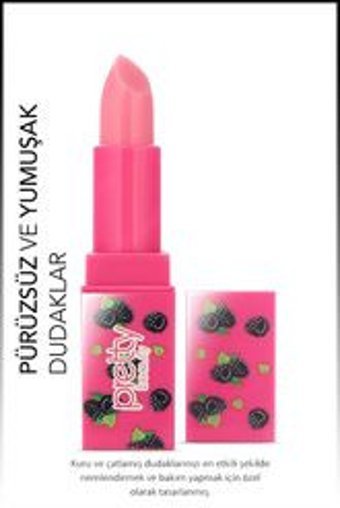 Pretty Beauty Böğürtlenli Yetişkin Dudak Nemlendirici Balm